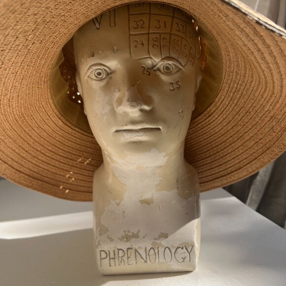 Gertex Straw Beach Hat with Hand painted Black Stripes - So Chic! - Picture 4 of 12